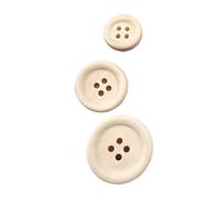 boutons en bois Boutons en bois faits main, style L, 20 mm, 6 pièces(15mm)
