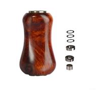 Boutons en bois naturel fabriqués à la main avec bras en métal renforcé pour moulinets de moulage et moulinets en forme de goutte d'eau compatibles avec séries 500, 1000, 2000, 3000 (1 lot de fleurs