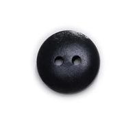 Boutons en bois Type pain rond à 2 trous, couture, Scrapbook, vêtements, artisanat, pulls, travail manuel, accessoires de bricolage à domicile, 10-25mm(Black,15mm 50pcs)