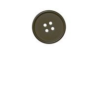 Boutons en résine 10 pièces 15mm/25mm for accessoires et vêtements de mode, conception ronde avec quatre trous Pour Vestes et Uniformes(Coffee-10pcs,25mm)