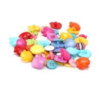 Boutons En Résine De Couleurs Mélangées, Sans Bavures, Pour La Couture De Vêtements