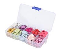 Boutons en résine de dessin animé coloré 150 pièces 15 mm avec 2 trous pour vêtements bricolage artisanat