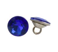 Boutons en strass 20/50 pièces 9mm strass boutons verre diamant chemise tige boucle bricolage vêtements col couture décor matériel accessoires(Blue,50Pcs)