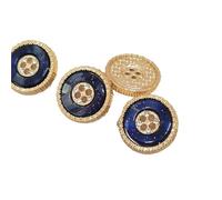 Boutons en strass, Bouton strass métal multicolore 18-25mm paquet de 24 pièces for bricolage artisanat couture(10th,18mm 6pcs)