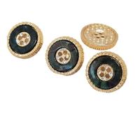 Boutons en strass, Bouton strass métal multicolore 18-25mm paquet de 24 pièces for bricolage artisanat couture(8th,23mm 6pcs)
