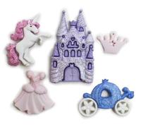 Boutons et décorations Happily Ever After par Dress It Up Buttons and Embellishments - 5 pièces