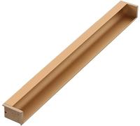 boutons et poignées, poignées de porte encastrées, poignées de porte coulissante cachées en alliage d'aluminium, poignée de placard intégrée pour armoire de cuisine, commode, tiroir, 1 pièce/or/500 mm
