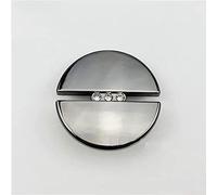 Boutons for la couture, 6 pièces bouton en métal diamant de mode 20mm/23mm/25mm boutons ronds costume manteau en cachemire bricolage couture décoration boucle(Black,30mm)