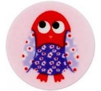 Boutons Hibou à queue Rose 18 mm X 2 - Union Knopf(...) - Rose G