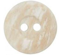Boutons imitation bois en polyester 2 trous 15mm X 4 - Prym(...) - Beige Camel ecru Beige Camel ecru G