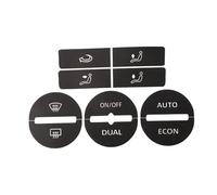Boutons intérieurs voiture Compatible Avec VW Pour Passat 2005-2010 Autocollants De Réparation Pour Bouton De Climatisation Usé Et Décollé Pièce En PVC