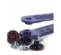 Boutons Jean À River Sans Couture Couronne De Laurier 17mm - Prym Marron