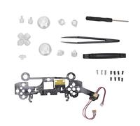 Boutons Lumineux D Pad Face, 8 Couleurs, 19 Modes, Kit De Boutons Lumineux Led Classiques Pour Ps5