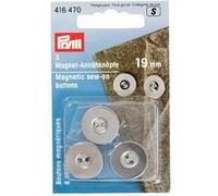 Pym - Prym Magnetic Sew-on Silver (19 mm) Boutons - 1 unité