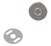 Boutons Magnétiques Argent 18 Mm
