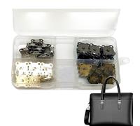 Boutons Magnétiques Pour Les Sacs - 40 Pièces Fermoir Invisible,Boucle Magnétique En Forme De Fleur De Prunier,Pour Portefeuille Bagages Vêtements Confection De Projets D Artisanat En