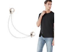 Boutons magnétiques pour vêtements, aimants pour vêtements, pinces à vêtements magnétiques multifonctions, aimants hijab puissants avec chaîne, Siehe Beschreibung, Métal, Voir description
