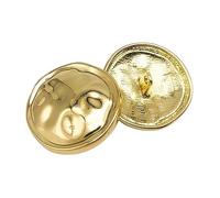 Boutons Manteaux Irréguliers Boutons Métalliques Ronds, Couleur 4, 23mm, 4 pièces