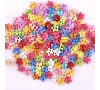 Boutons Mercerie 100pcs Mini Buttons Plastic Doll Clothes Round Buckles Buttons For Handmade Cartoon Garment Sewing DIY Craft Needlework(02)