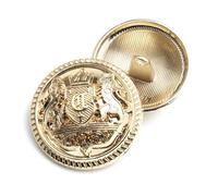 Boutons Mercerie 10pcs/lot 15/20/25mm Retro Sewing Buttons For Shirt Gold Silver Jacket Buttons Black Metal Buttons For Clothing(Gold,20mm-10pcs)