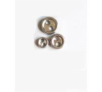 Boutons Mercerie 50Pcs 3,4,5mm DIY Doll Clothes Button Handmade Sewing Buttons For 1:12 1:6 Dolls Clothes Decorative Accessories(Silver,5mm)