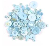 Boutons Mercerie 50pcs Mixed Flatback Dyed Plastic Sewing Buttons For Kids Scrapbooking DIY Craft Handicrafts Ornament(17)