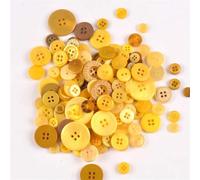 Boutons Mercerie 50pcs Mixed Flatback Dyed Plastic Sewing Buttons For Kids Scrapbooking DIY Craft Handicrafts Ornament(16)