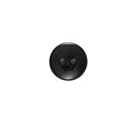 Boutons Mercerie Boutons solides à 2 trous for couture, scrapbooking, vêtements, artisanat, veste, blazer, pull, accessoires de travaux manuels, 10-25 mm(Black,23mm 30pcs)