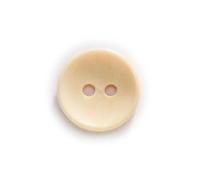 Boutons Mercerie Boutons solides à 2 trous for couture, scrapbooking, vêtements, artisanat, veste, blazer, pull, accessoires de travaux manuels, 10-25 mm(Beige,15mm 50pcs)