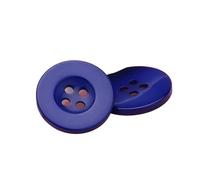 Boutons Mercerie Lot de 10 boutons à quatre œillets en résine 9 30 mm for pull, chemise, couture, bricolage, vêtements, artisanat, scrapbooking(Dark blue,24L 15.0 MM)