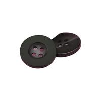 Boutons Mercerie Lot de 10 boutons à quatre œillets en résine 9 30 mm for pull, chemise, couture, bricolage, vêtements, artisanat, scrapbooking(Dark green,20L 12.5 MM)