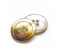 Boutons Mercerie Lot de 10 boutons en résine à 4 trous, dégradé de couleurs, accessoires de couture, bricolage, vêtements, manteau, costume, pull, 15 mm(Brown,25mm)