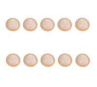 Boutons Métalliques Décoratifs, 10 Pièces, Attaches À Boutons De Couture