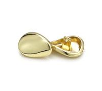 Boutons métalliques irréguliers (12/16/20 mm, lot de 10), pour la couture de vestes, manteaux et jeans.,Or,16 mm