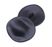 Boutons métalliques irréguliers 25mm/30mm, boutons à coudre, Noir, 30mm 6 pièces