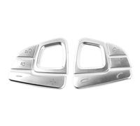 Boutons Multifonctions Au Volant Garniture Couvercle Bouton Volant Voiture En Argent Pour Benz W213 2016 - 2019