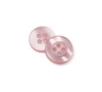 Boutons nacrés en résine de 2,6 mm et 11,5 mm, accessoires de couture,Rose clair,50 pièces