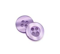 Boutons nacrés en résine de 2,6 mm et 11,5 mm, accessoires de couture,Violet clair,50 pièces