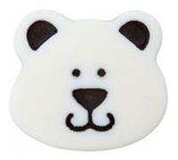 Boutons ours à queue 15mm X3 - Prym(...) - Blanc Blanc