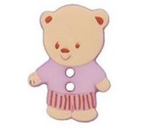 Boutons Ourson blanc 15mm X 3 - Union Knopf(...) - Lilas Violet Lilas Violet G