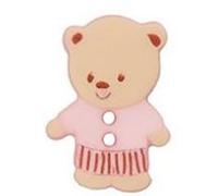 Boutons Ourson blanc 15mm X 3 - Union Knopf(...) - Rose Rose G