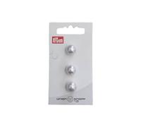 Boutons Perle 11 mm X 3 -(...) - Blanc