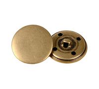 Boutons plats en métal 10mm-30mm pour manteaux, jeans et chemises, Bronze Ancien, 23mm-10 pièces