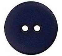 Boutons Polyester Bleu marine 15 mm X 5 - Union Knopf(...) - Bleu G