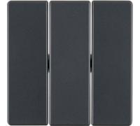 Boutons pour 3 connecteurs anthracite velours Q.1/Q.3 16656086