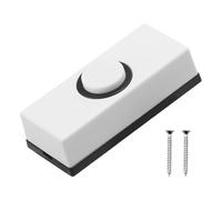 Boutons poussoirs de câblage pour sonnette de porte à câblage dur - Interrupteur mural - Bouton de sonnette de garage