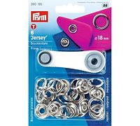 Bouton pression sans couture "Jersey" 18 mm, argent - Prym 390195