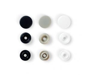 Boutons pression Color Snaps bleu/gris/blanc Prym Love - Prym 393008