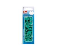 Boutons pression - Color snaps - ronds- vert - D12,4 mm - 30 pièces