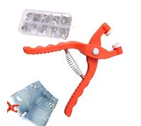 Boutons-pression En Métal Avec Pince De Fixation - Kit De Fixation À Pression Robuste, Outil D'installation De Pinces Portables | Équipement Artisanal De Pour Housses De Couette, Vêtements De